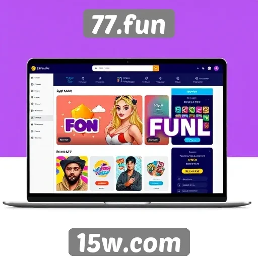 Plataforma 77.fun se destaca pela interface amigável