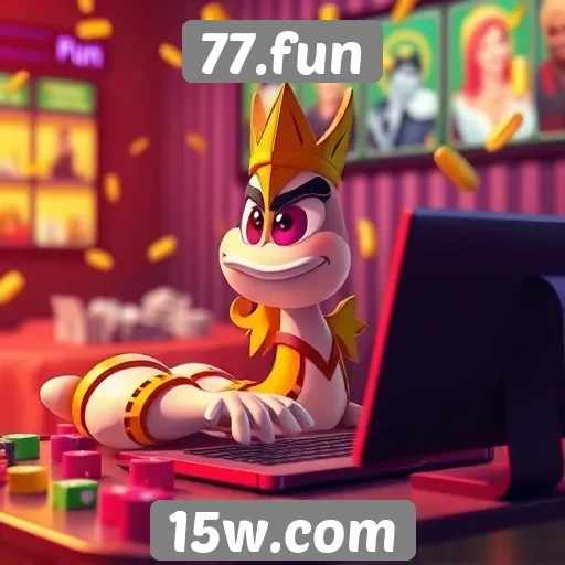 Exploração das principais funcionalidades do site 77.fun